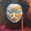Chineze vrouw op postzak